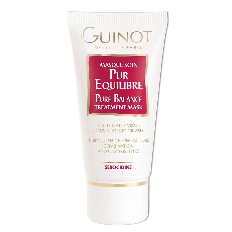 GUINOT Pure Balance valomoji kaukė riebiai odai, 50ml