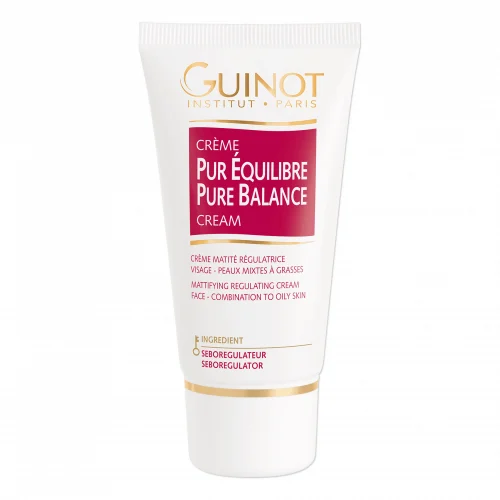 Guinot Pure Balance Cream - Valomasis balansuojamasis kremas riebiai odai, 50 ml
