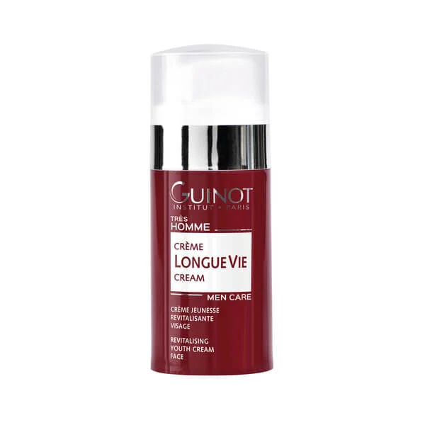 GUINOT Longue Vie Cream Men – Senėjimą stabdantis kremas vyrams, 50 ml
