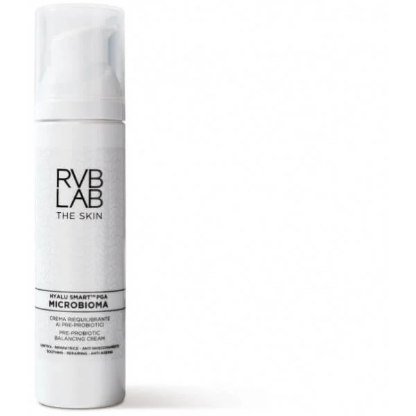 RVB LAB Microbioma Pre-Probiotic Balancing Cream, balansuojantis kremas su pre-probiotikais, 50 ml