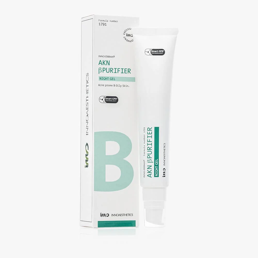 Innoaesthetics Inno-Derma® balansuojamasis naktinis gelis, 50g