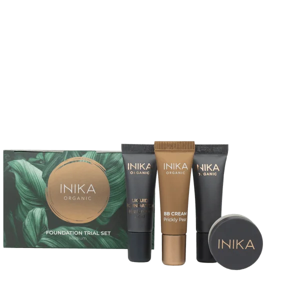 INIKA Organic makiažo pagrindų bandomasis rinkinys - Medium