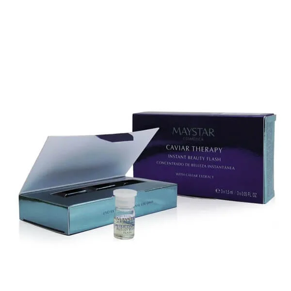 MAYSTAR caviar therapy instant beauty flash, 3x1,5 ml