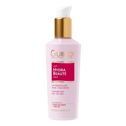 GUINOT Hydra Beauté Milk - Raminamasis valomasis pienelis sausai odai, 200 ml