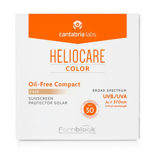 HELIOCARE COLOR OIL-FREE APSAUGINĖ KOMPAKTINĖ PUDRA SPF50, 10 G (Fair)