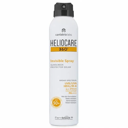 Heliocare 360 Invisible apsauginis purškiklis kūnui SPF50+, 200 Ml