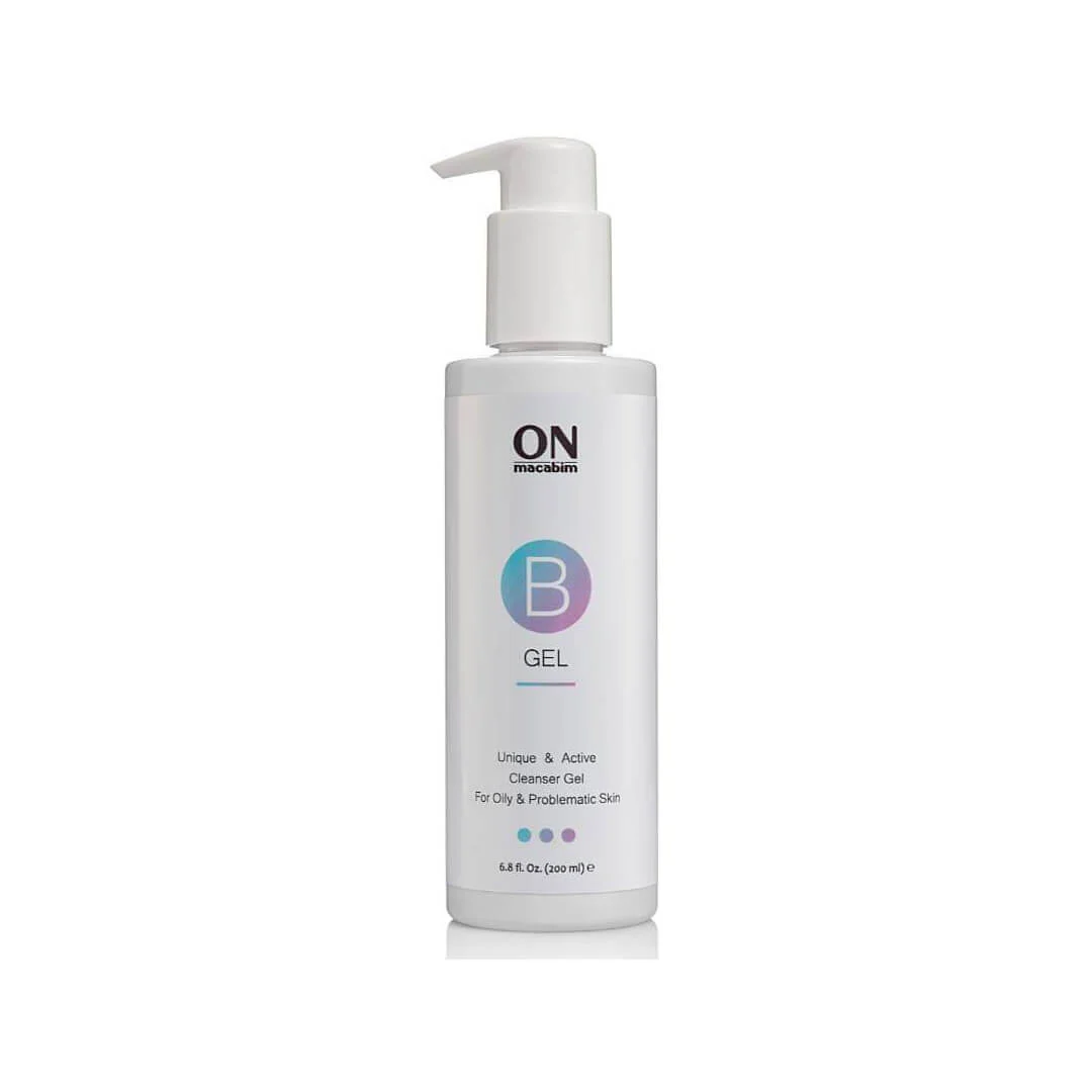 Onmacabim B-gelis Valomasis gelis riebiai / probleminei odai, 200 ml