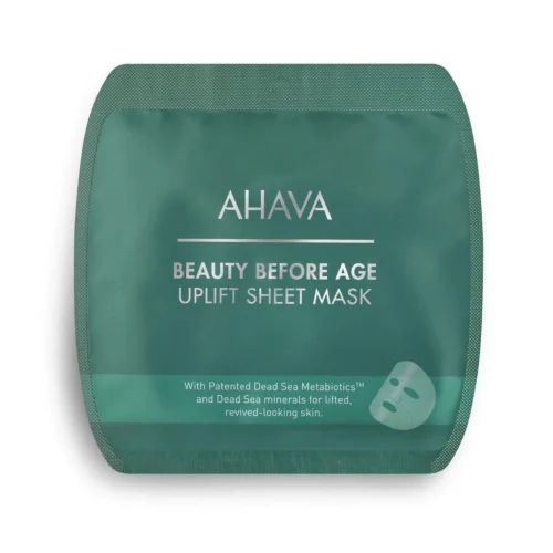 Ahava Beauty Before Age Uplift stangrinamoji lakštinė kaukė, 1vnt