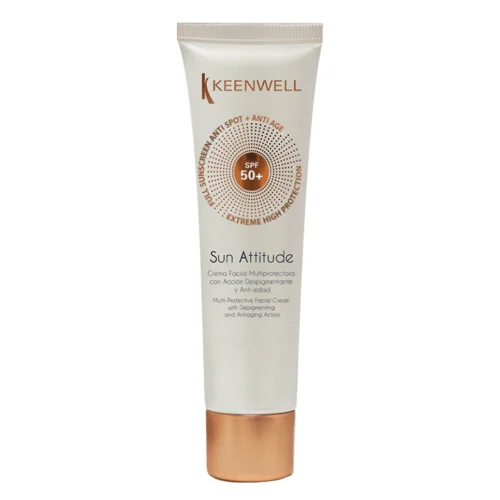 Keenwell Sun Attitude SPF 50 depigmentuojantis ir prieš odos senėjimą veikiantis veido kremas, 60 Ml