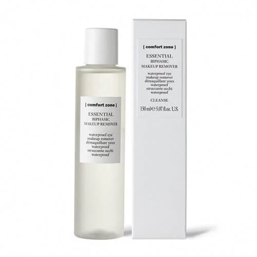 COMFORT ZONE ESSENTIAL dvifazis, vandeniui atsparaus akių makiažo valiklis, 150 ml