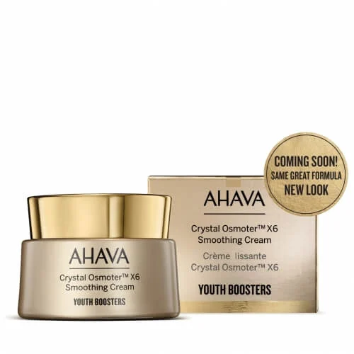 Ahava Youth Boosters Crystal Osmoter™ X6 odos tekstūrą gerinantis veido kremas, 50 Ml