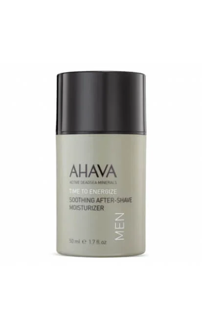 Ahava Time To Energize Men raminamasis veido kremas po skutimosi, 50 Ml