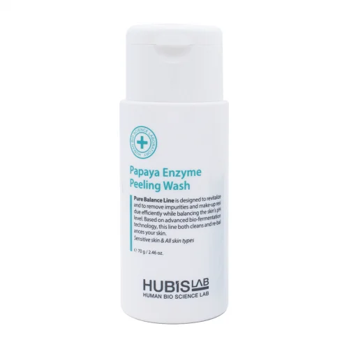 Hubislab Pure Balance veido šveitiklis su papajos fermentais, 70 G