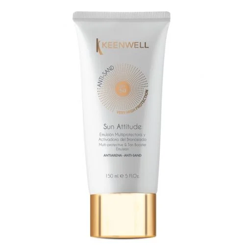 Keenwell Sun Attitude Anti-sand Apsauginė įdegi skatinanti emulsija kūnui Spf50, 150 Ml
