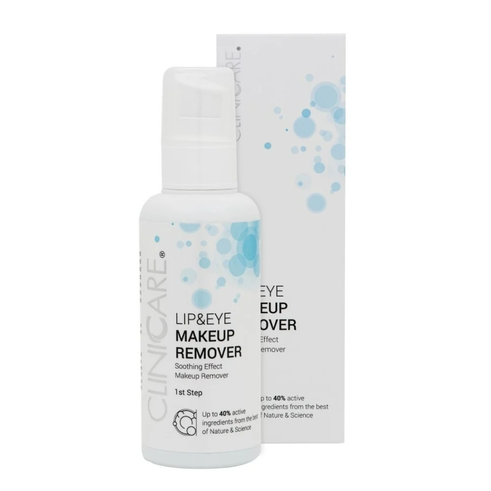 Cliniccare Lip & Eye Make-up Remover / Akių ir lūpų makiažo valiklis, 100 ml