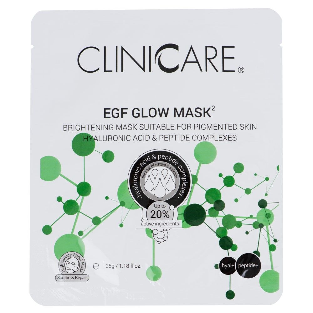 Cliniccare EGF GLOW Kaukė po mezoterapijos, 35 g