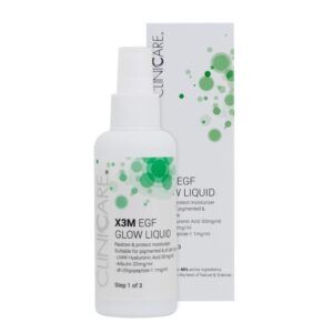 Cliniccare EGF GLOW Toner/ Tonikas prieš odos senėjimą, antipigmentinis poveikis, 100 ml