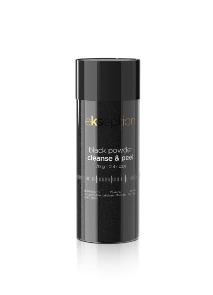 Ekseption Black Powder Detox & Peel/ Detoksikuojamoji anglies pudra, 70 g