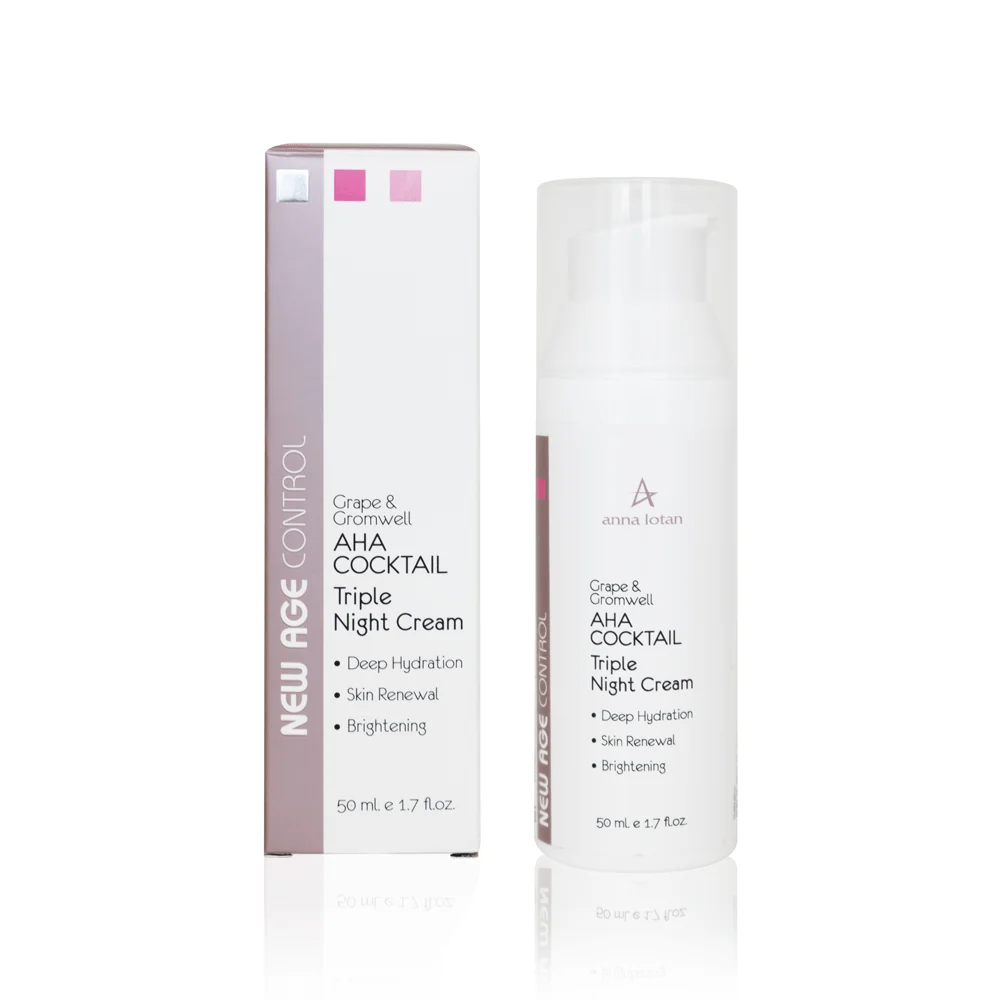 ANNA LOTAN New Age Control trejopo poveikio naktinis kremas, 50 ml