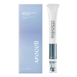 Arocell Wrinkle Solution Eye Cream paakių kremas su masažine galvute, 15 ml