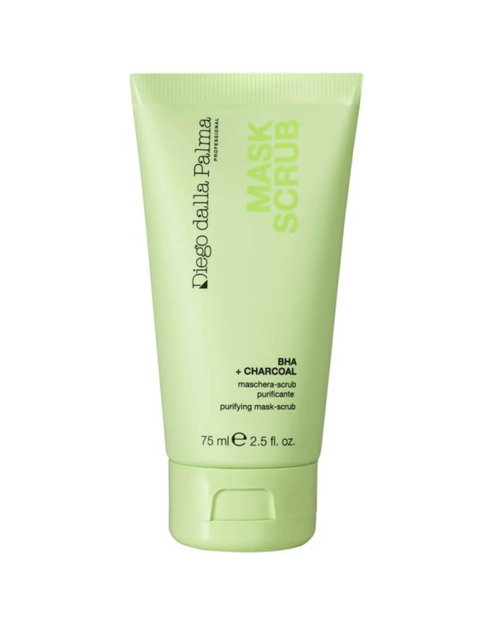 Diego Dalla Palma BHA Charcoal Purifying Mask-Scrub, valomoji kaukė-šveitiklis, 75 ml.