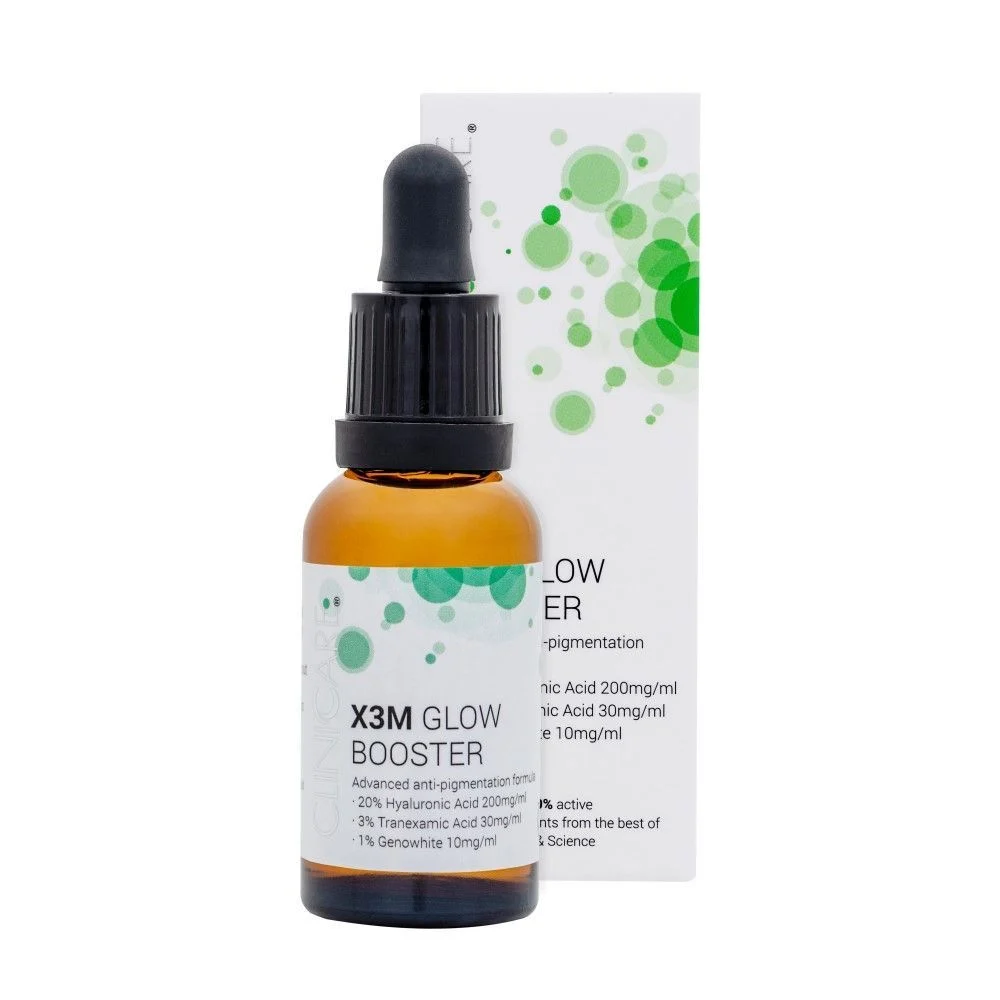 Cliniccare X3M GLOW BOOSTER/ Serumas-busteris prieš odos pigmentaciją, 30 ml