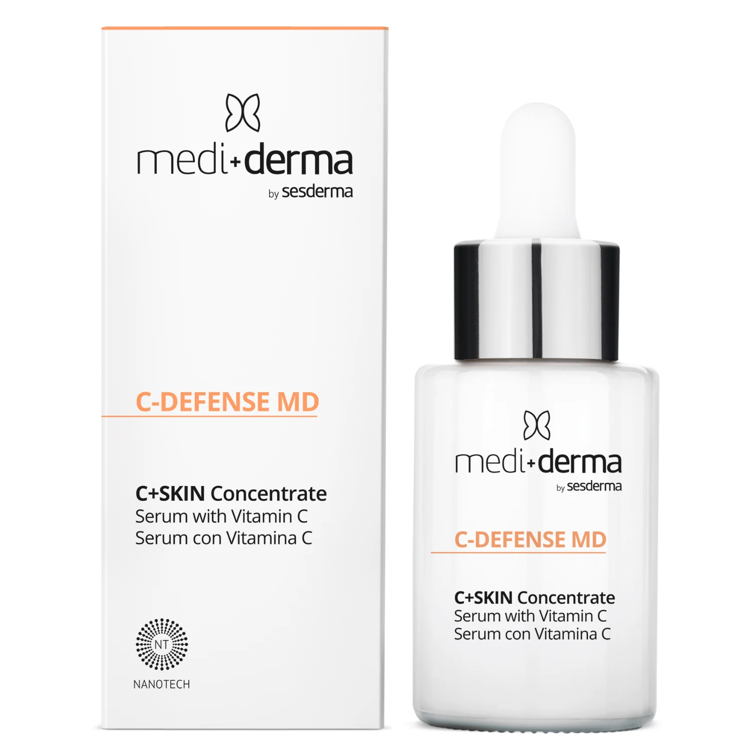 MEDIDERMA HOMECARE C+SKIN SKAISTINANTIS SERUMAS SU VITAMINU C, 30 ML