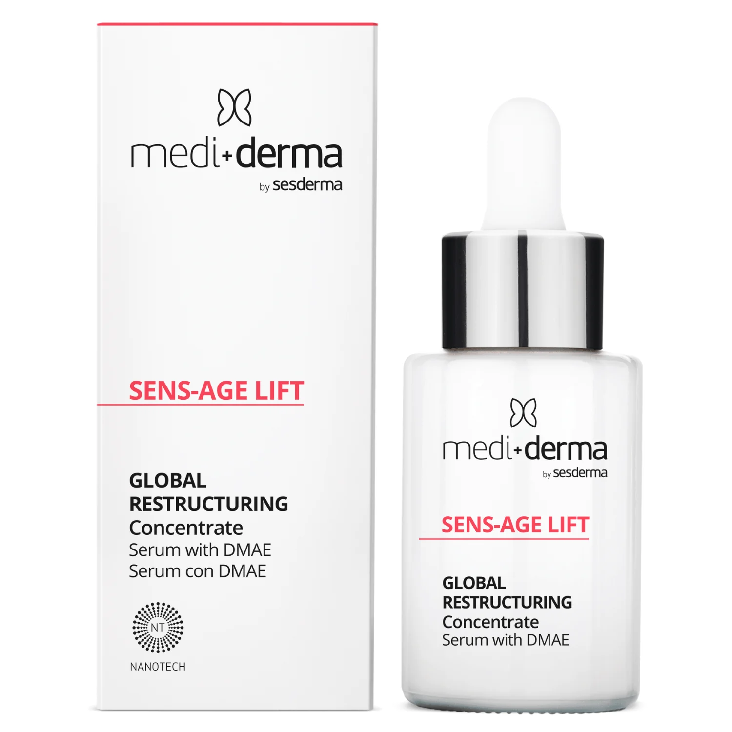 Mediderma Homecare Global Restructuring stangrinantis serumas su DMAE, 30 Ml