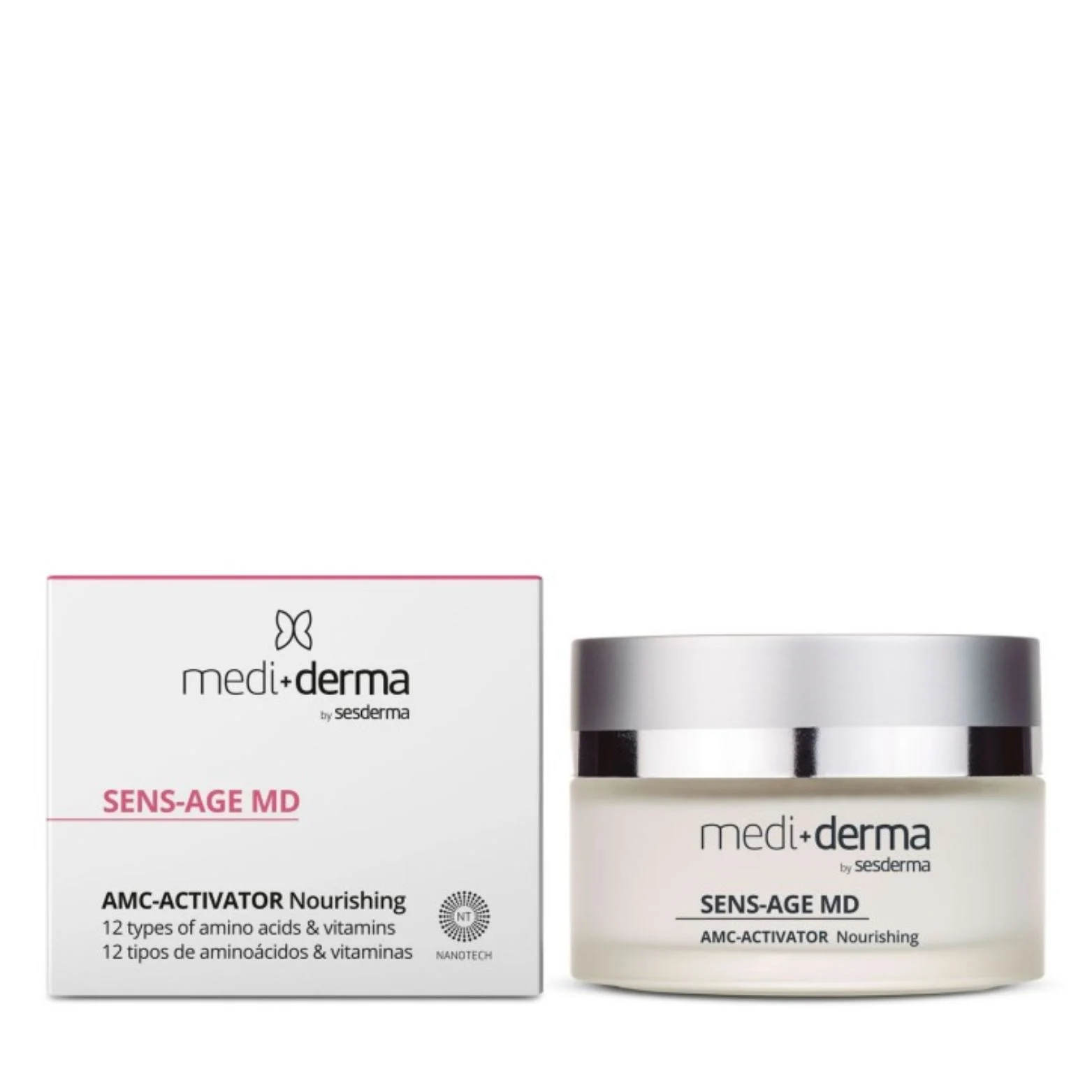 MEDIDERMA HOMECARE SENS-AGE MD AMC-ACTIVATOR MAITINAMASIS VEIDO KREMAS, 50 ML