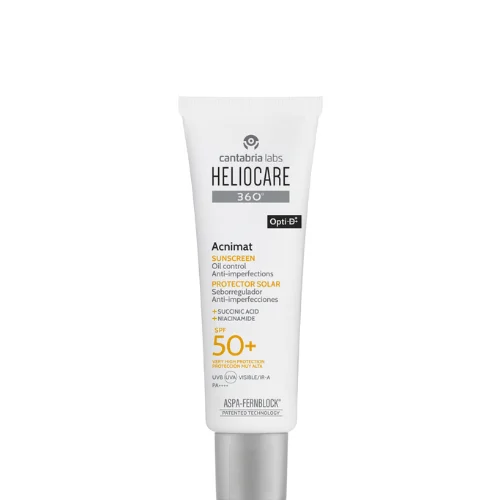 Heliocare 360 Acnimat riebiai ir į aknę linkusiai odai SPF50+, 50 Ml