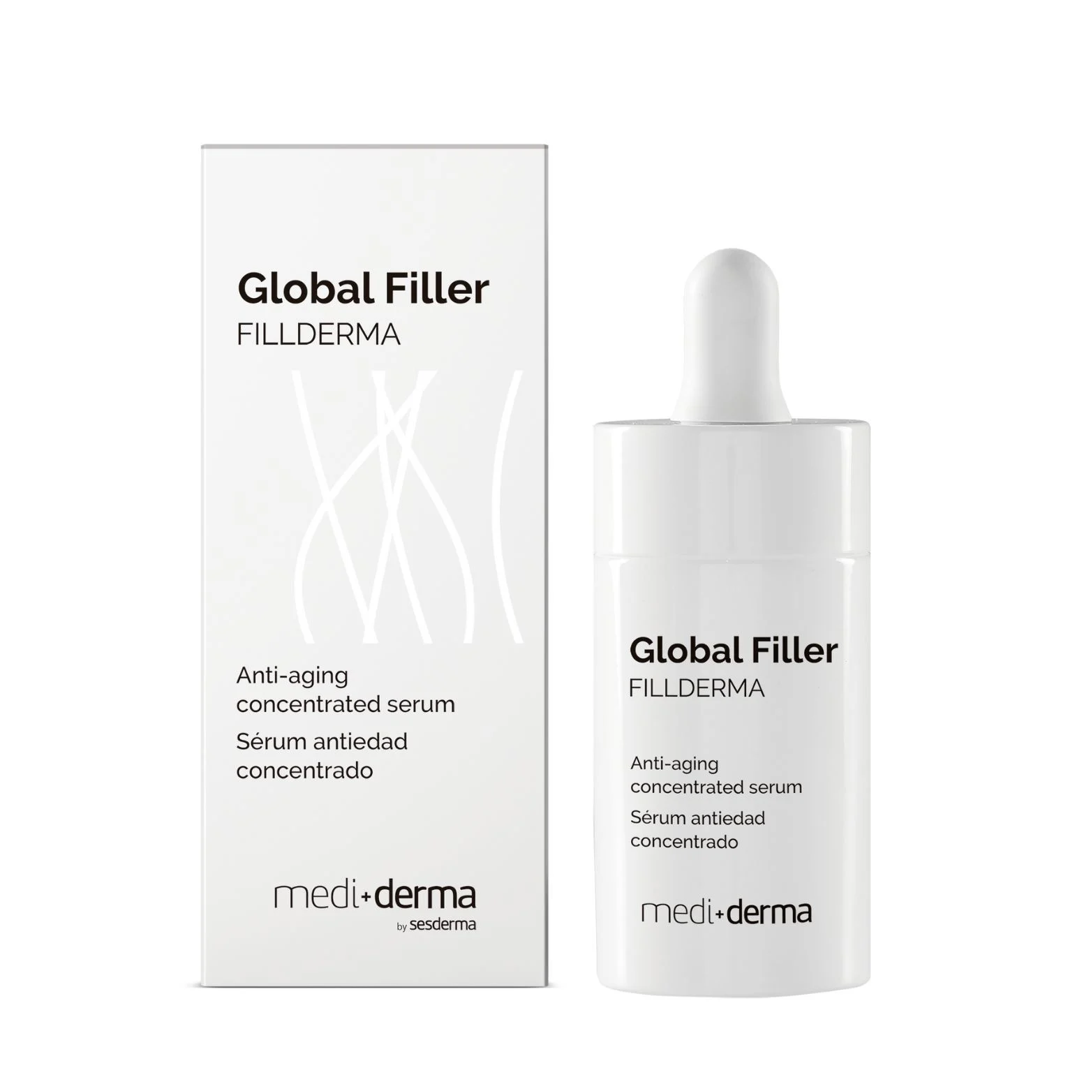 Mediderma Global Filler Fillderma Anti-aging Veido serumas, 30ml