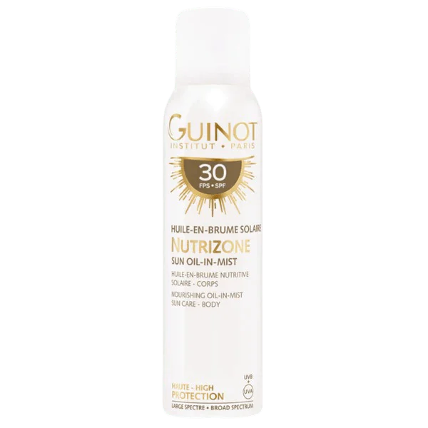 Guinot Nutrizone maitinamoji aliejinės tekstūros dulksna kūnui nuo saulės SPF30,150 ml