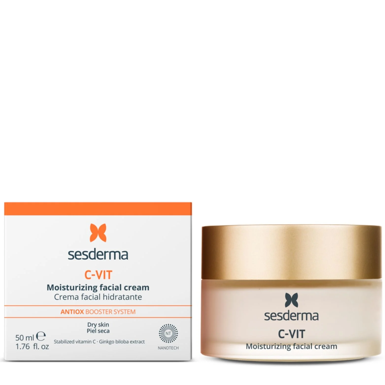 Sesderma C-vit drėkinamasis veido kremas, 50 Ml