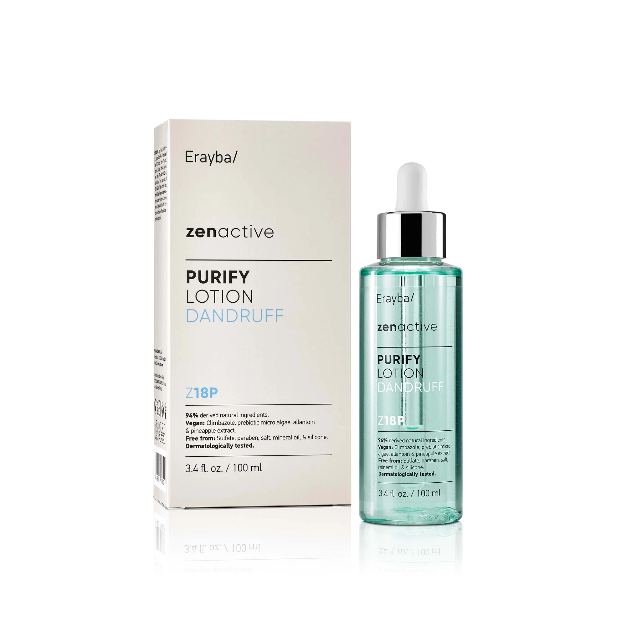 Erayba ZenActive losjonas nuo pleiskanų su prebiotikais Z18P, 100ml