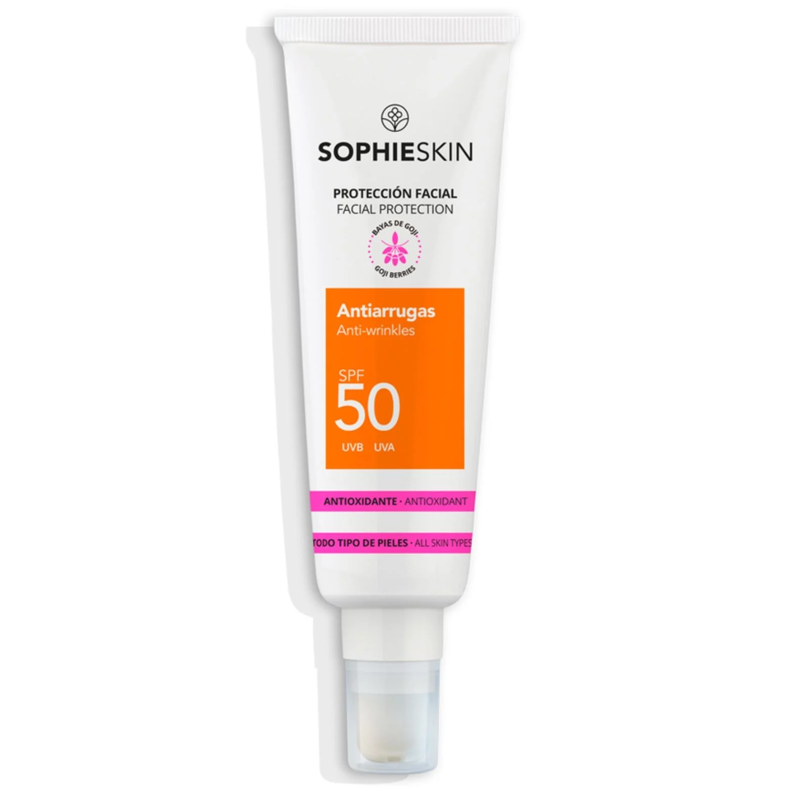 Sophie Skin Jauninantis apsauginis veido kremas nuo saulės Spf 50, 50 Ml