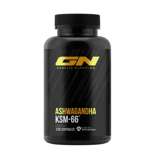 GN Laboratories Ashwagandha KSM-66® | 120 kapsulių | Streso mažinimas, energija ir atsistatymas