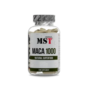 MST® MACA 1000 mg – Natūralus energijos, hormonų pusiausvyros ir libido palaikymas(120 kapsulių)