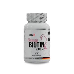 MST® Beauty BIOTIN 5000 µg – 100 tablečių grožiui iš vidaus