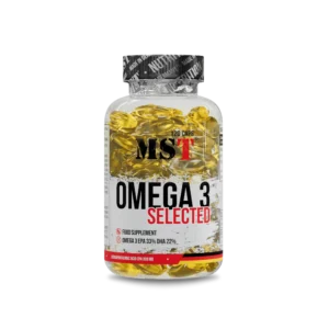MST Omega-3 Selected (120 kapsulių) – Didelės koncentracijos žuvų taukai tavo širdžiai, smegenims ir imunitetui