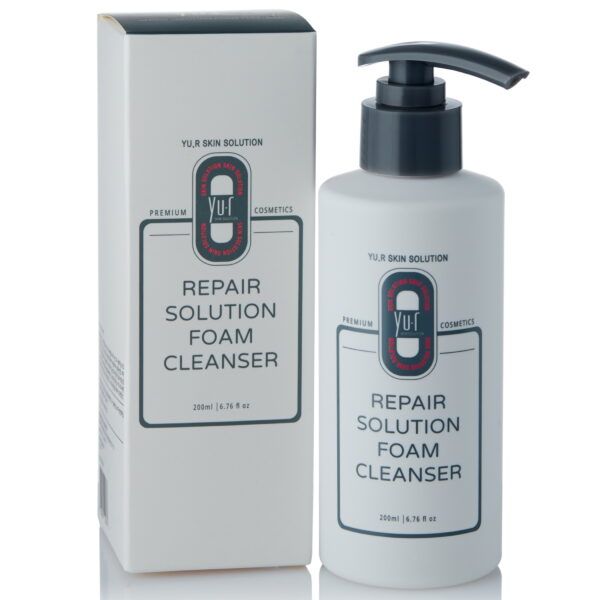 Yu.R Skin Solution Repair solution foam cleanser (Atstatomasis putojantis prausiklis), 200ml