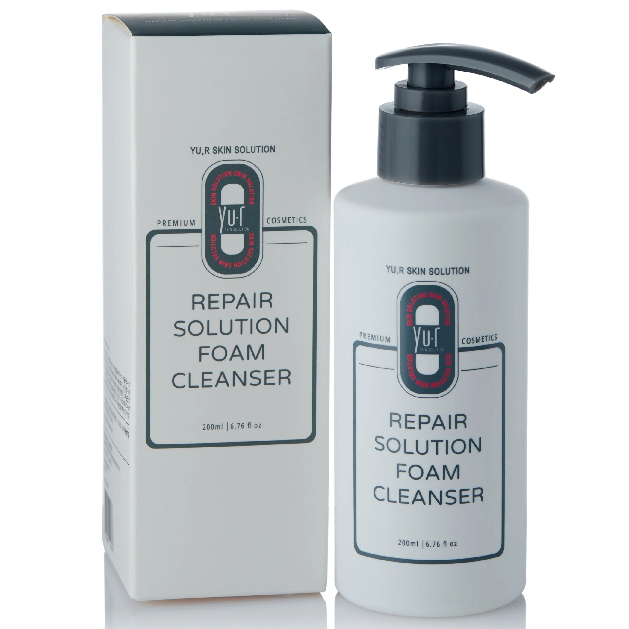 Yu.R Skin Solution Repair solution foam cleanser (Atstatomasis putojantis prausiklis), 200ml