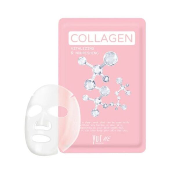 Yu.R Skin Solution Me collagen mask (Me kaukė su kolagenu), 1vnt.