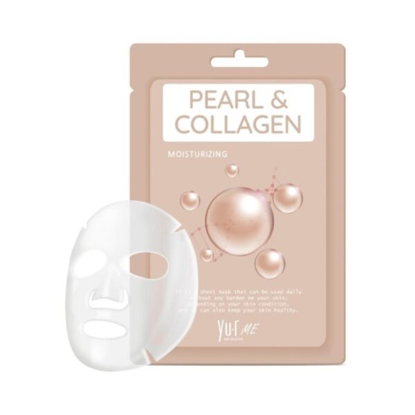 Yu.R Skin Solution Me pearl&collagen mask (Me kaukė su kolagenu ir perlais), 1vnt.