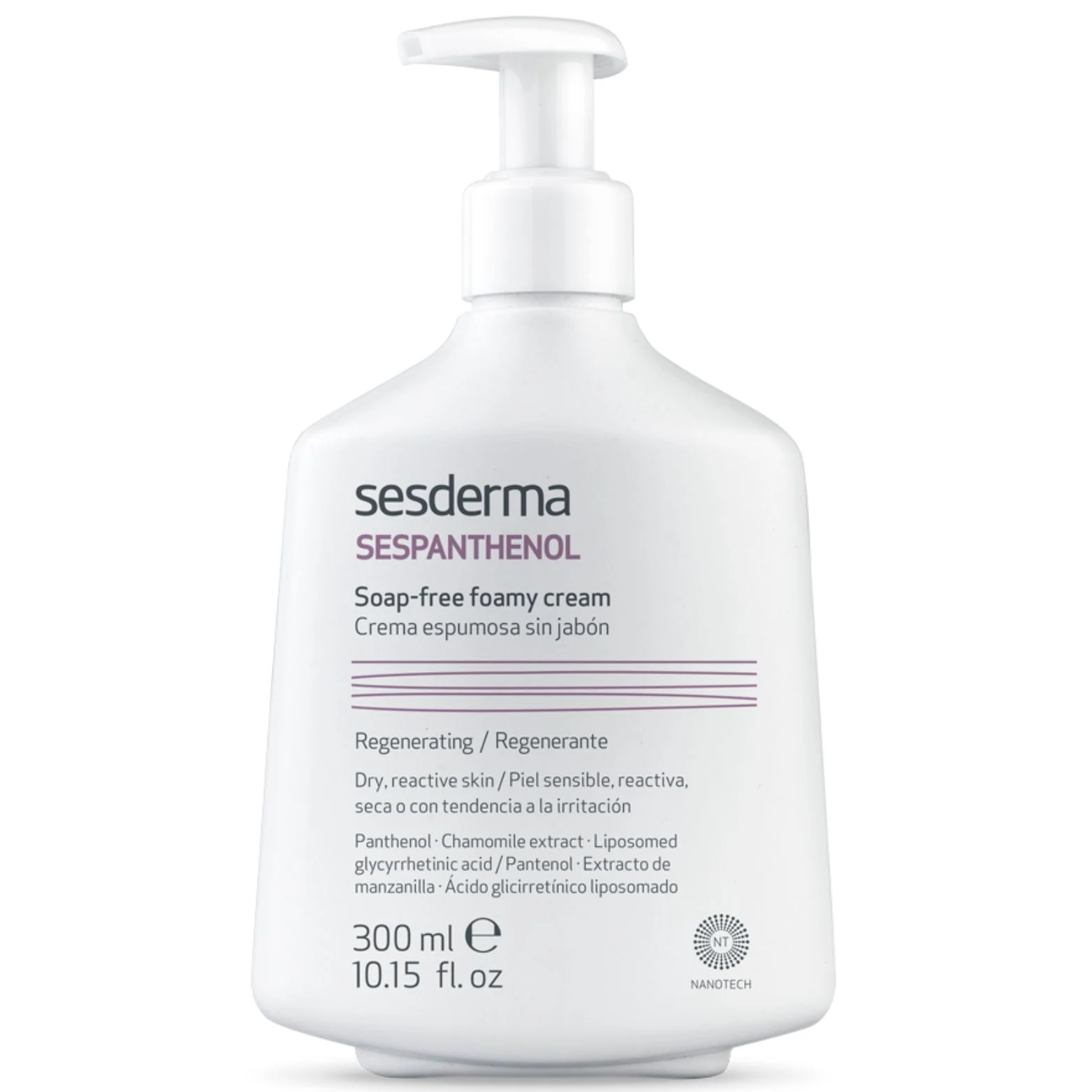 Sesderma Sespanthenol bemuilis putojantis prausiklis jautriai odai, 300 Ml