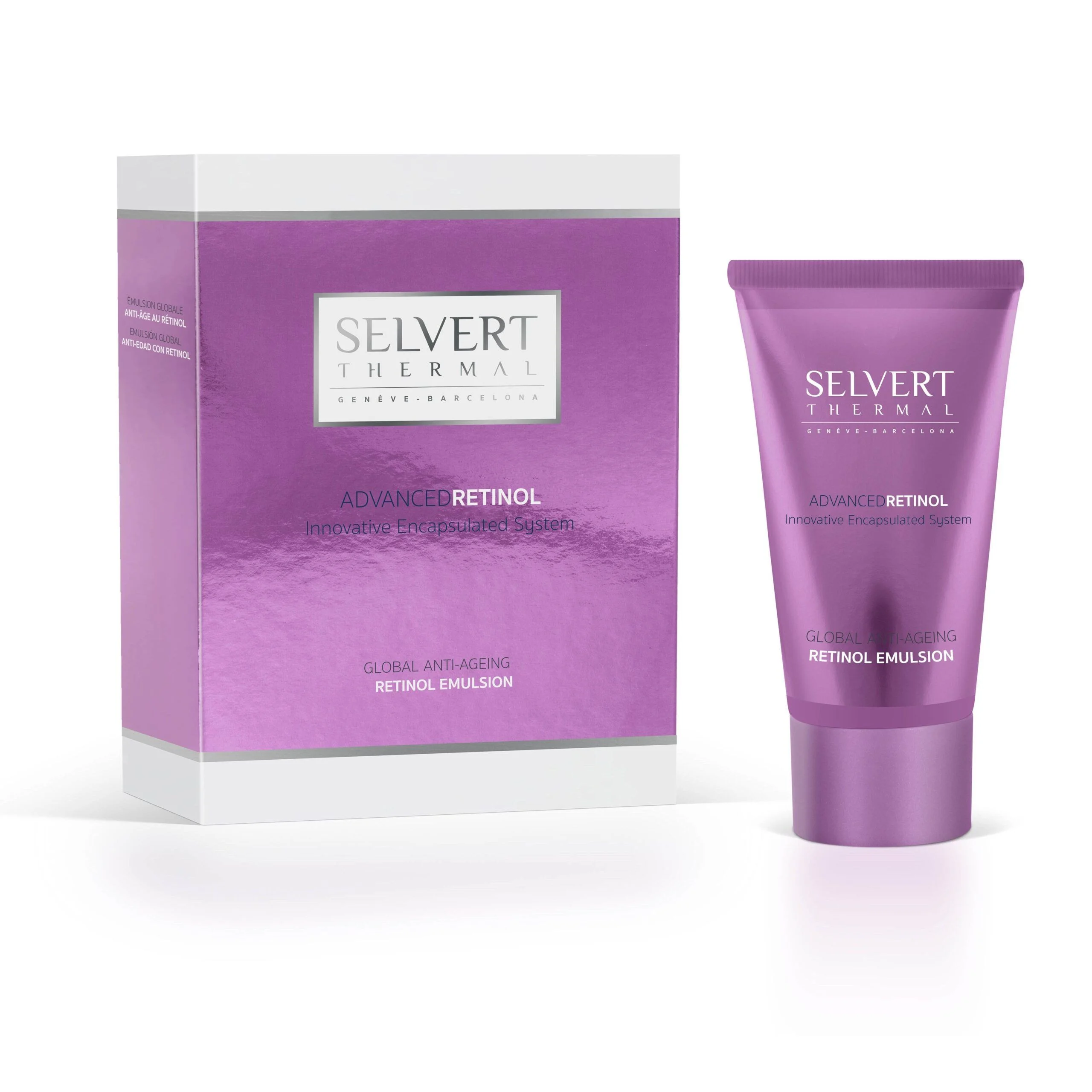 Selvert Thermal RETINOL GLOBAL ANTI-AGEING EMULSION/ Retinolio emulsija su SPF15, 50 ml