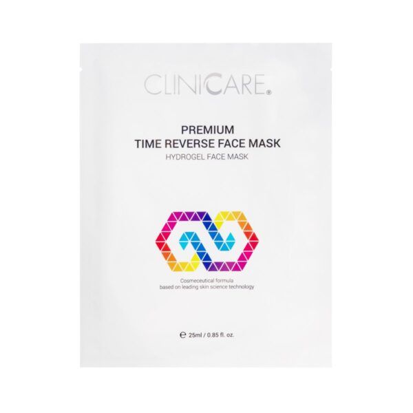 CLINICCARE PREMIUM TIME REVERSE FACE MASK/Jauninamoji hidrogelio kaukė, 1 vnt.