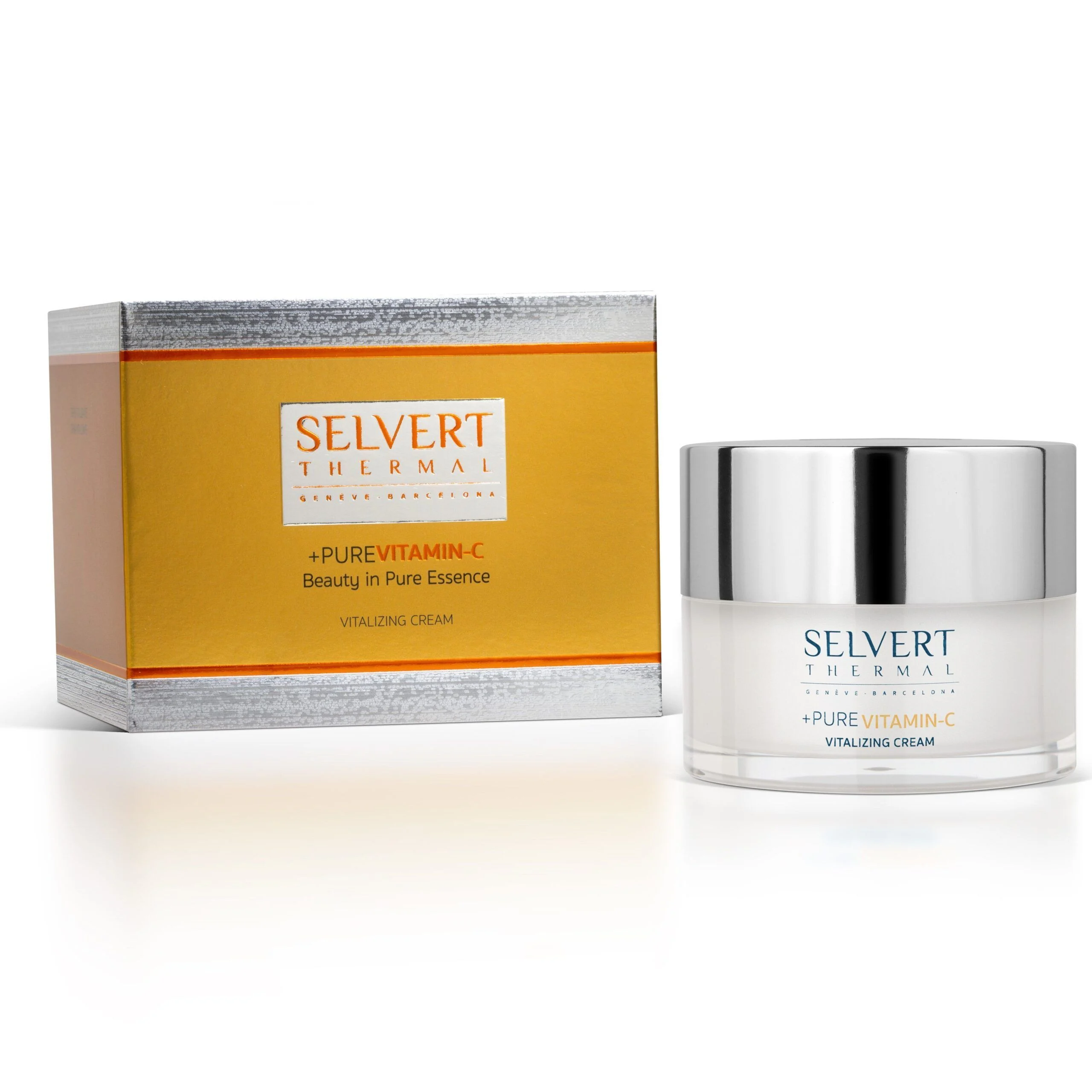 Selvert Thermal revitalizuojamasis kremas su vitaminu C | +PURE VITAMIN-C vitalizing cream, 50ml