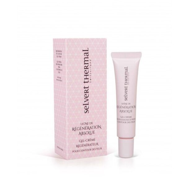 Selvert Thermal  regeneruojamasis gelis-kremas akių sričiai |REGENERATING EYE CONTOUR GEL CREAM, 15ml
