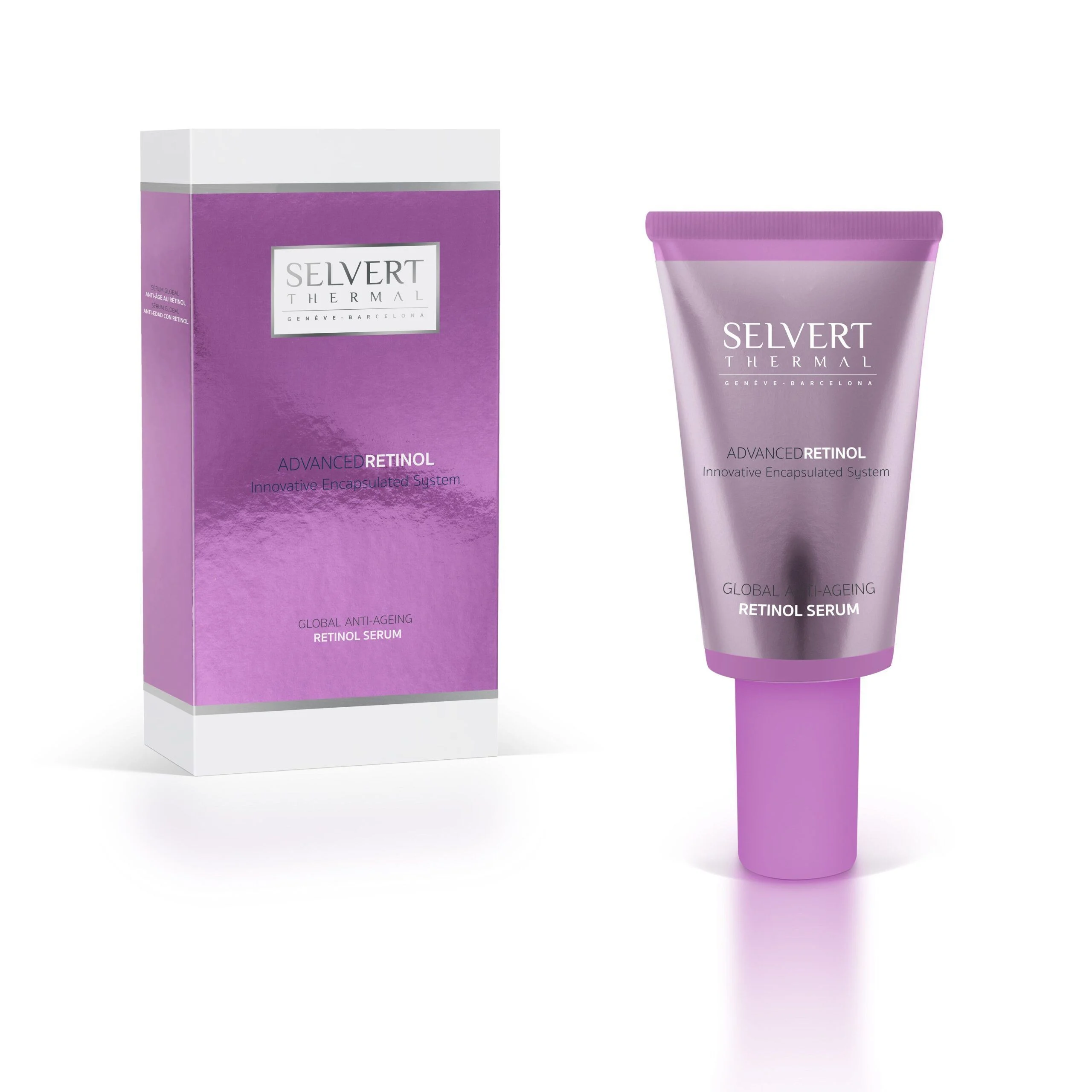 Selvert Thermal RETINOL GLOBAL ANTI-AGEING SERUM/ Retinolio serumas (0,75 %), 30 ml