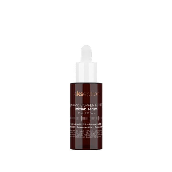 Ekseption „MIX LAB HA COOPER PEPTIDE“ serumas odos atjauninimui, drėkinimui ir apsaugai, 75 ml